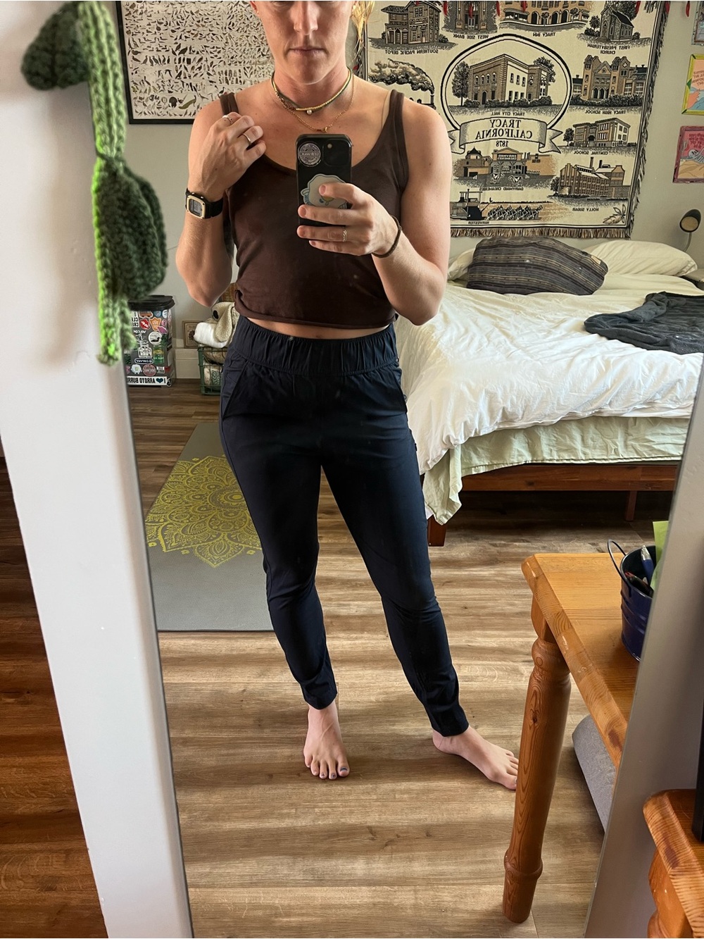 Navy Outdoor Jogger Pants